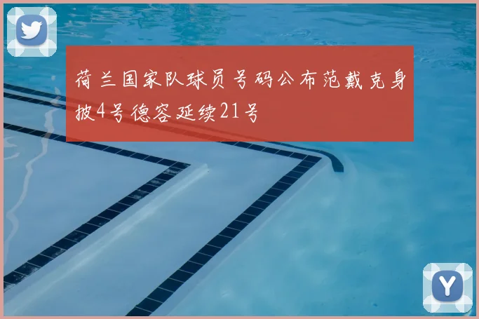 荷兰国家队球员号码公布范戴克身披4号德容延续21号