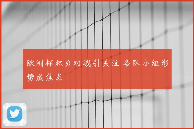 欧洲杯积分对战引关注 各队小组形势成焦点